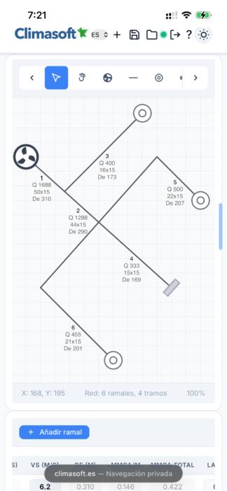 Climasoft™ ERE v8.0 Pro. Cálculo y equilibrado de conductos por recuperación estática