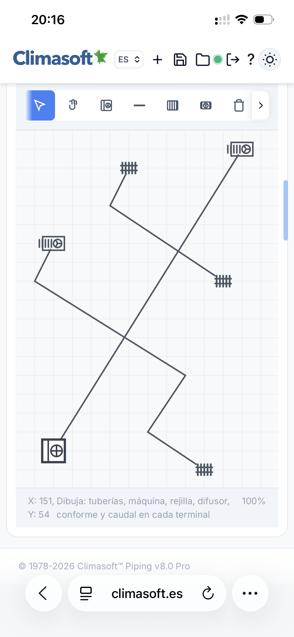Climasoft™ Piping v8.0 Pro. Cálculo de tuberías para agua climatizada - Imagen 2