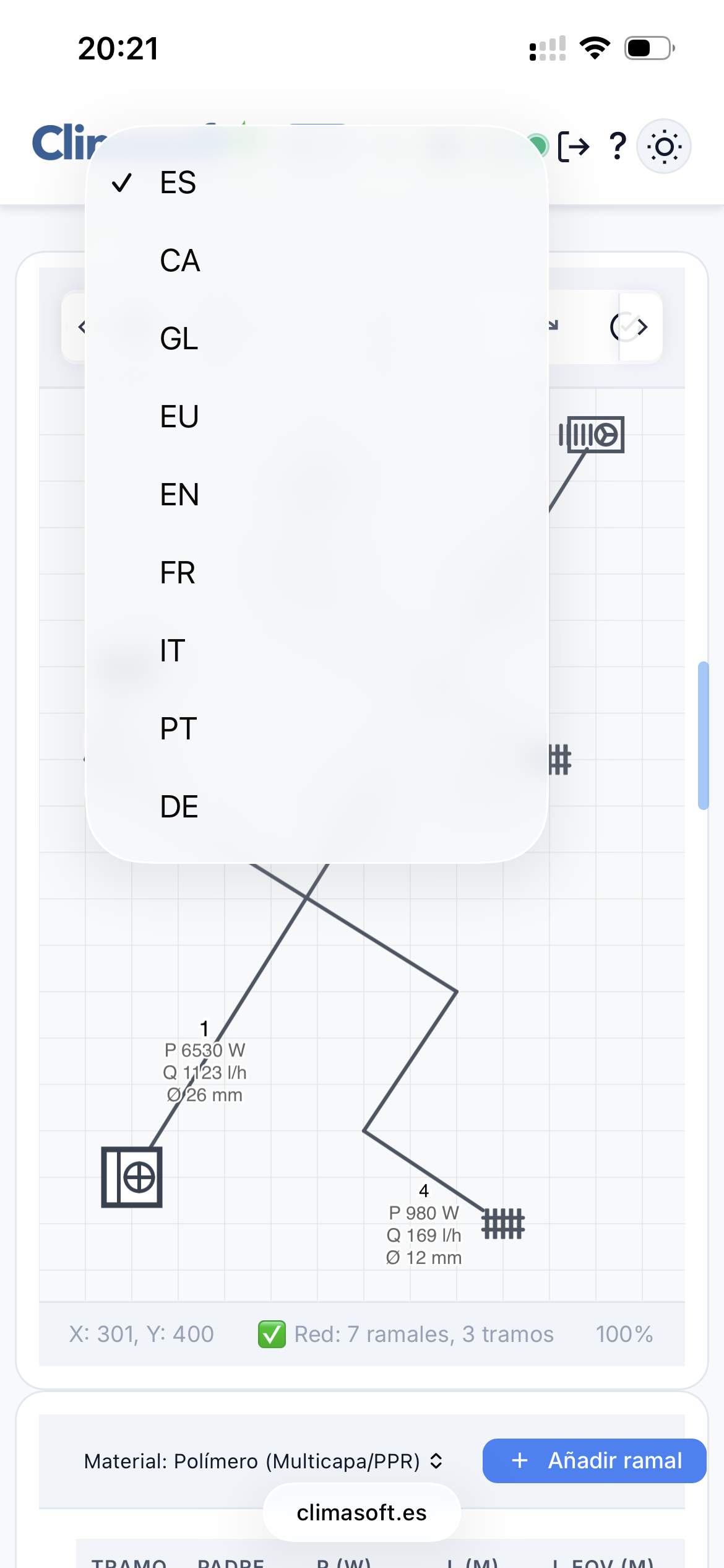 Climasoft™ Piping v8.0 Pro. Cálculo de tuberías para agua climatizada - Imagen 4